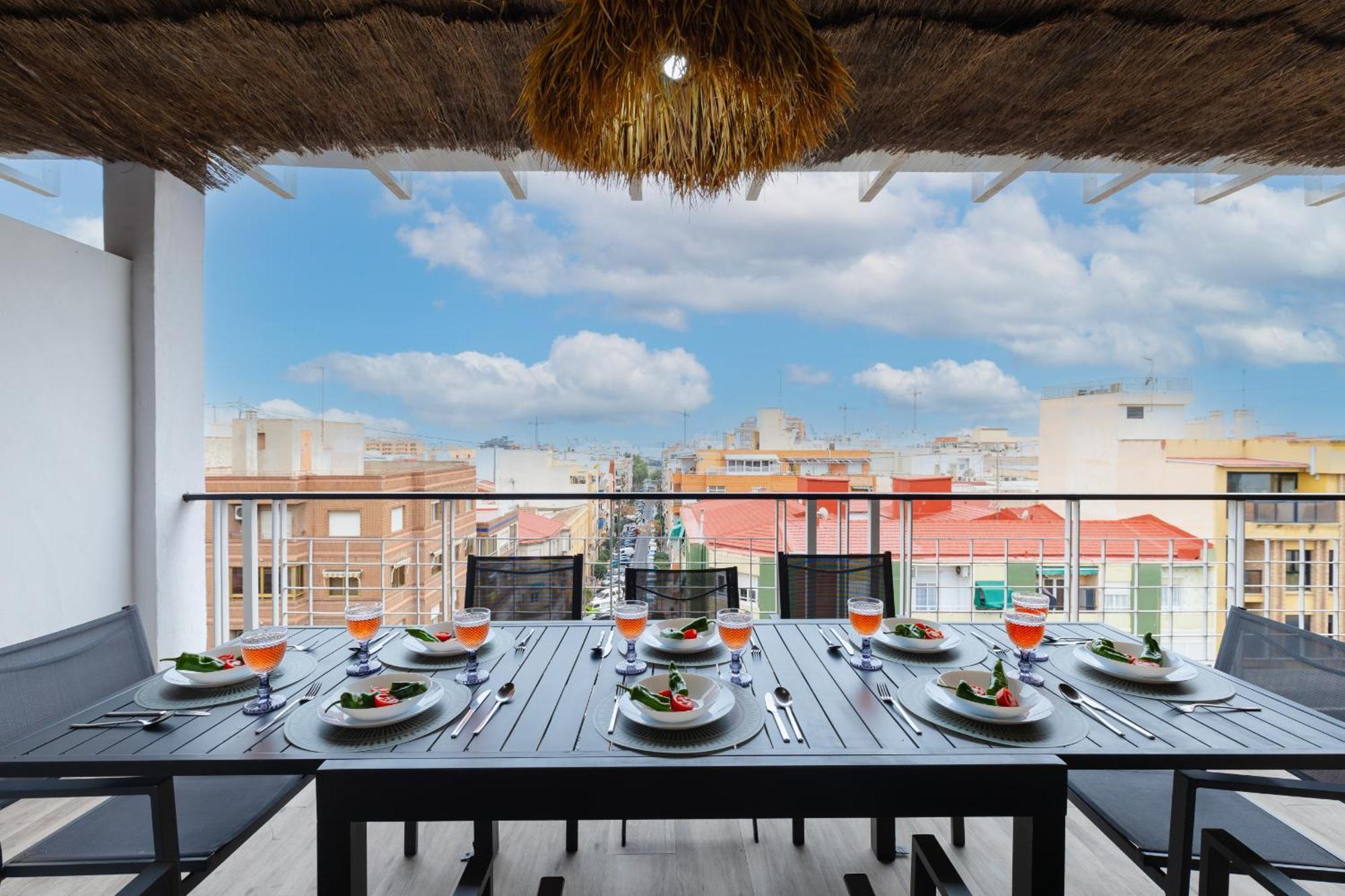 Ferienwohnung Fidalsa Penthouse Amazing View Alicante Exterior foto
